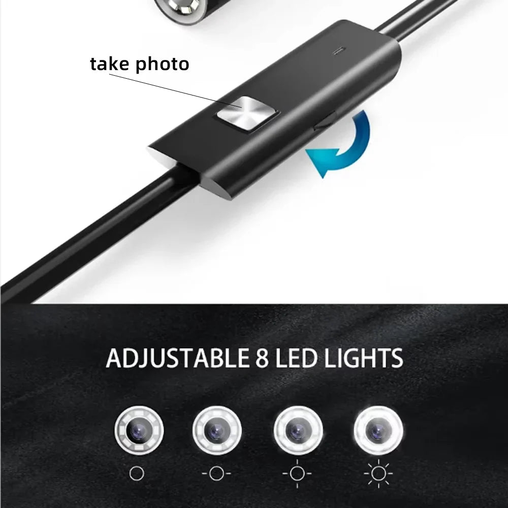 High Definition Industrial Endoscope Camera for Pipeline Inspection